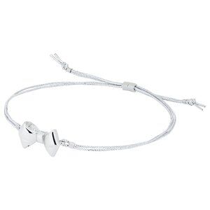 Ted Baker Bellisa Silver Baby Bow Cord Bracelet